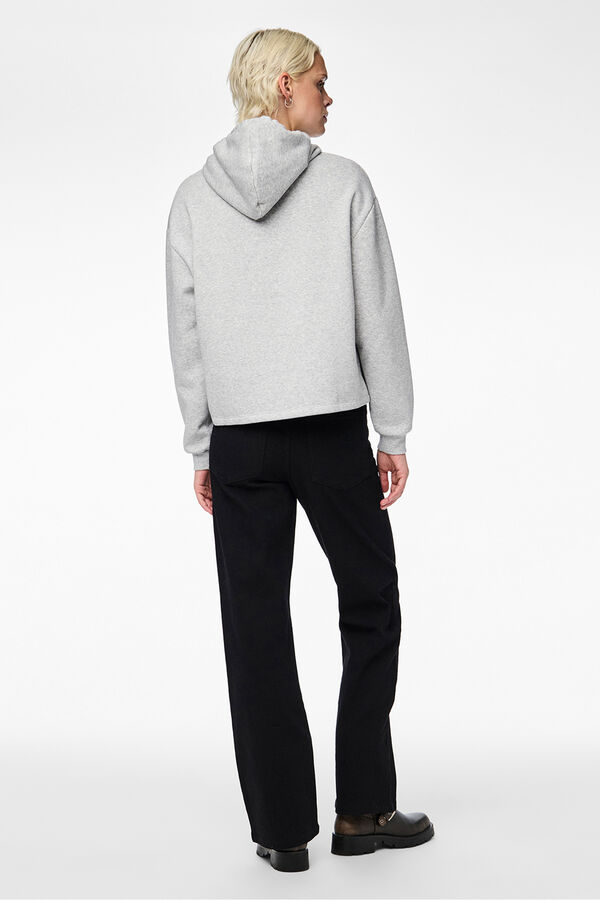 Pieces Sudadera basica gris