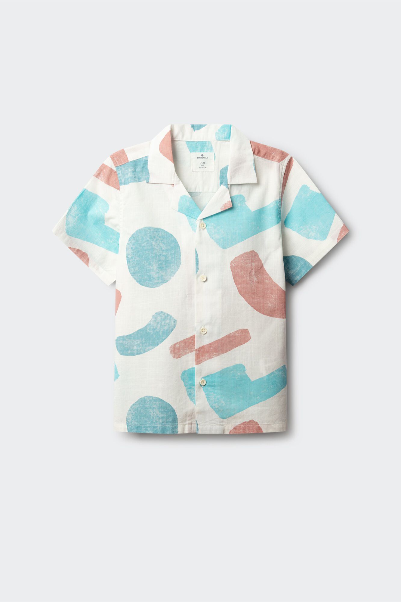 Springfield Kids Camisa manga corta pinceladas ni&ntilde;o