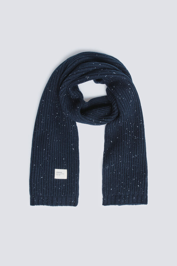 Springfield Bufanda canal&eacute; neps azul