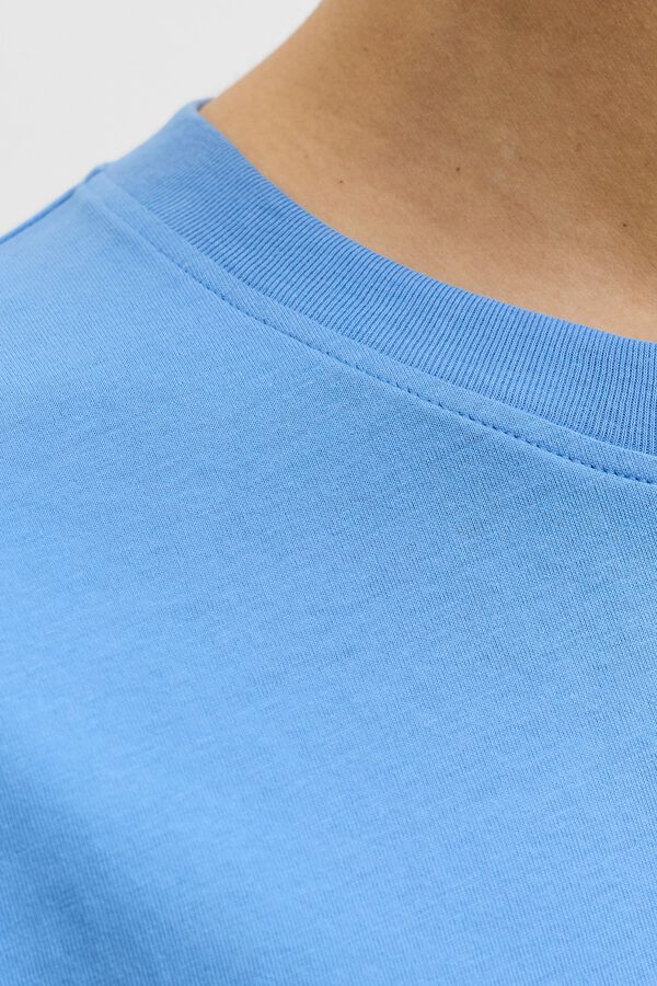Jack & Jones Camiseta print frontal azul