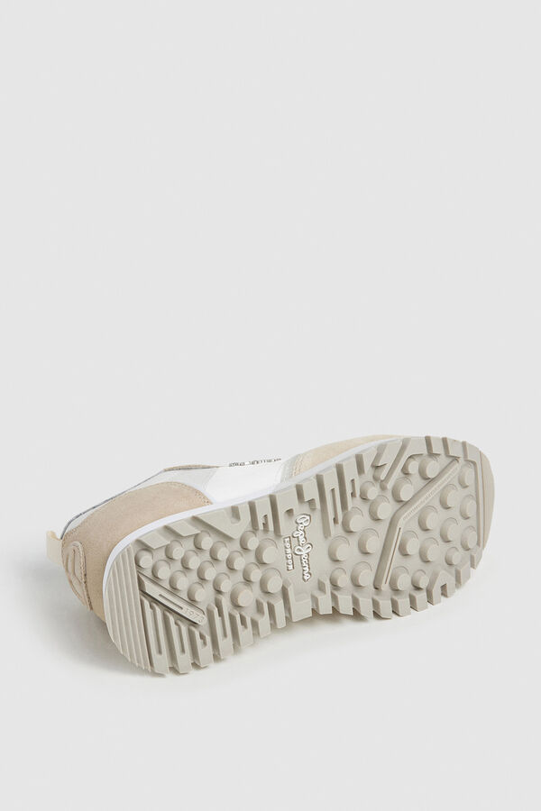 Pepe Jeans Sapatilhas Running Retro bege