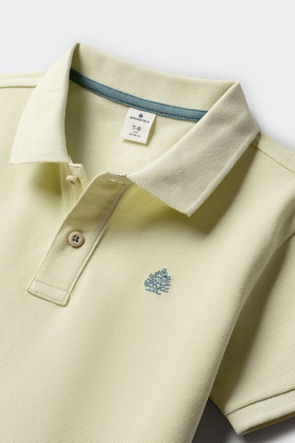 Springfield Kids Dečija osnovna polo majica Bela