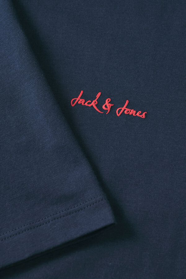 Jack & Jones Camiseta con logo azul