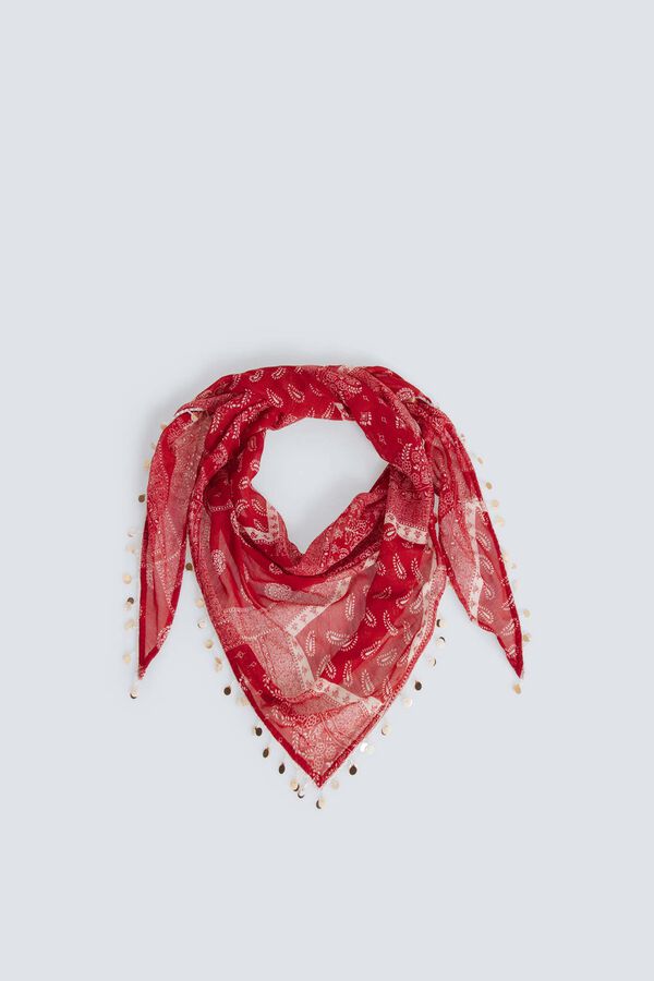Springfield Velika bandana marama Crvena