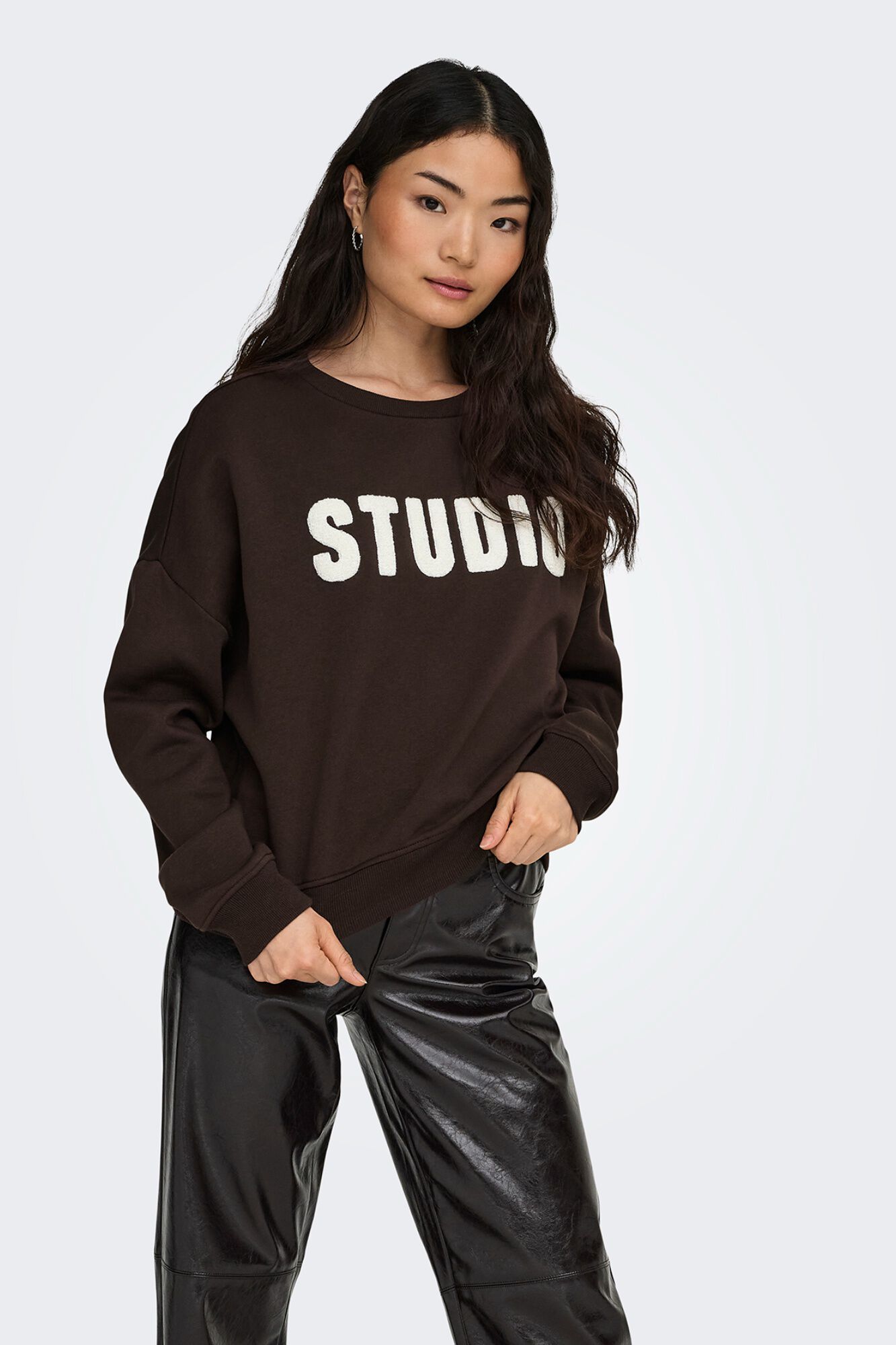 Only Sweatshirt gola redonda