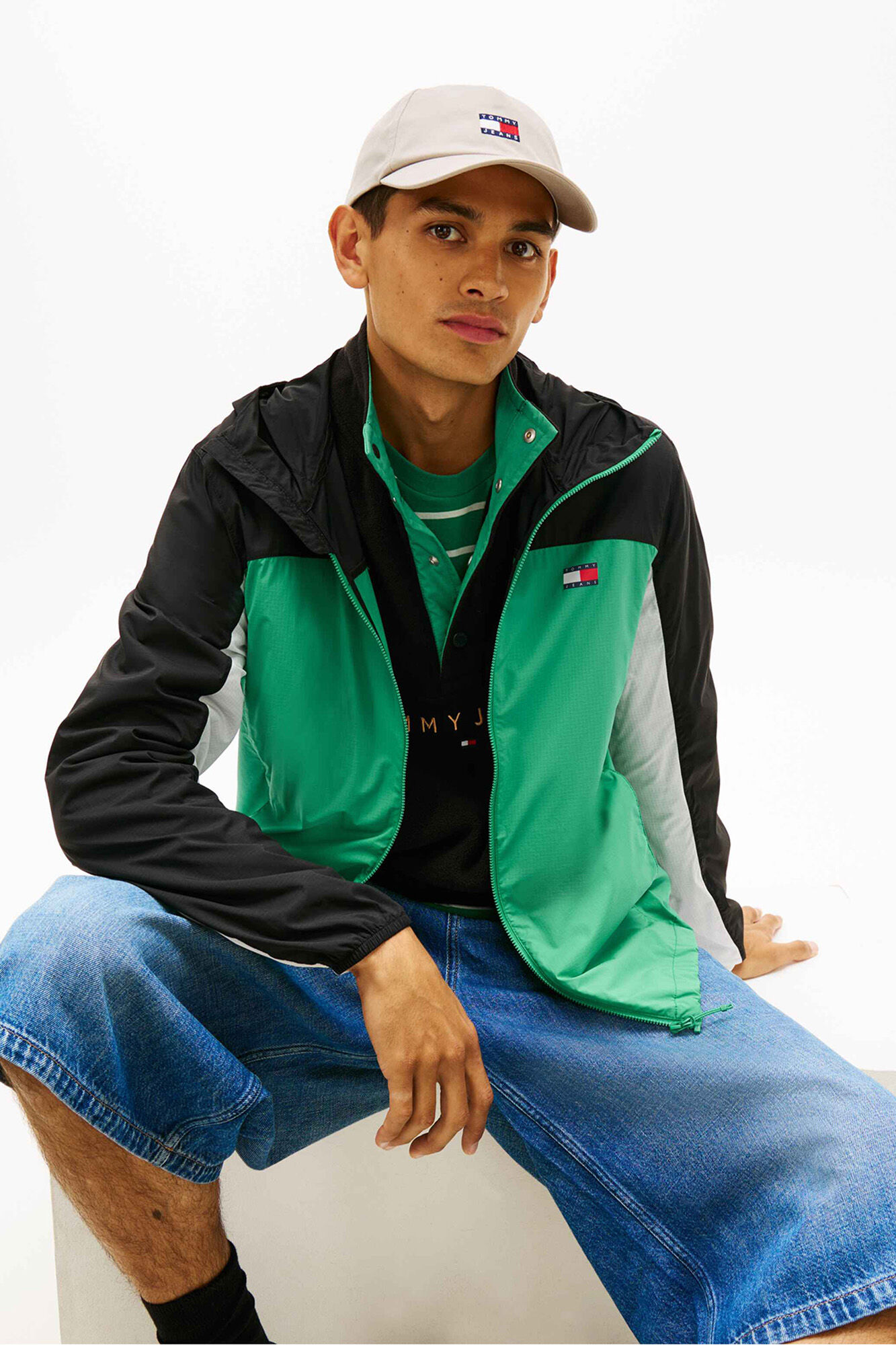 Tommy Jeans Gorra con bandera frontal