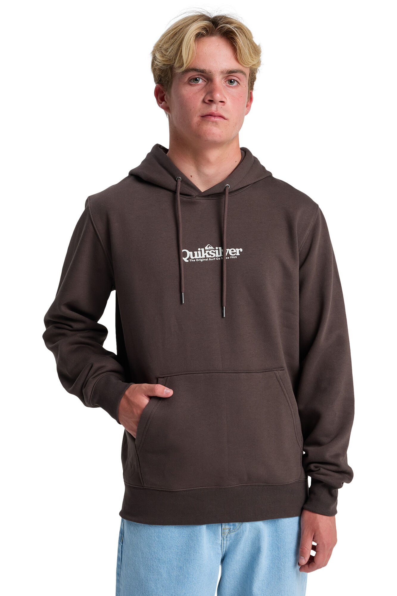 Quiksilver Screen Fineline - Sudadera con capucha para hombre