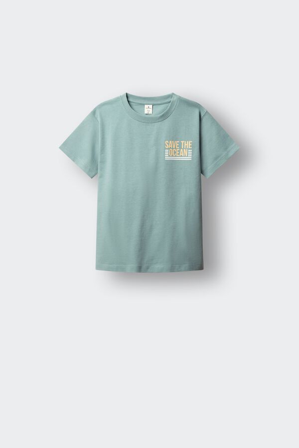 Springfield Kids Majica kratkih rukava "Save the ocean" za dečake Print