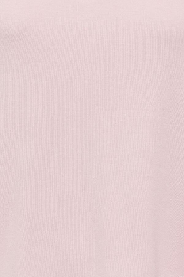 Only Camiseta encaje manga corta rosa