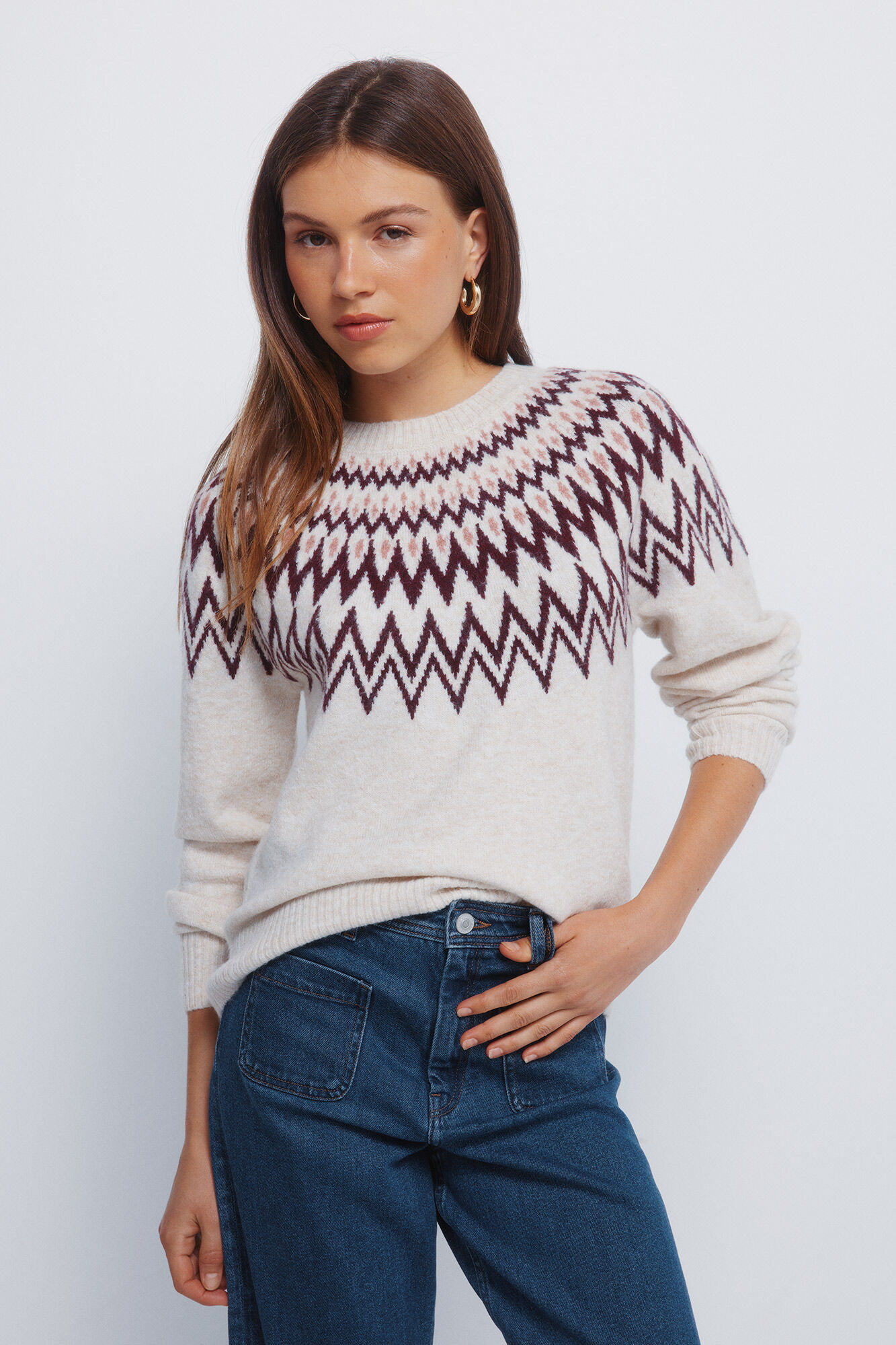 Springfield Jersey jacquard cenefas