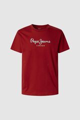 Pepe Jeans Camiseta de manga corta con logo frontal. amarillo