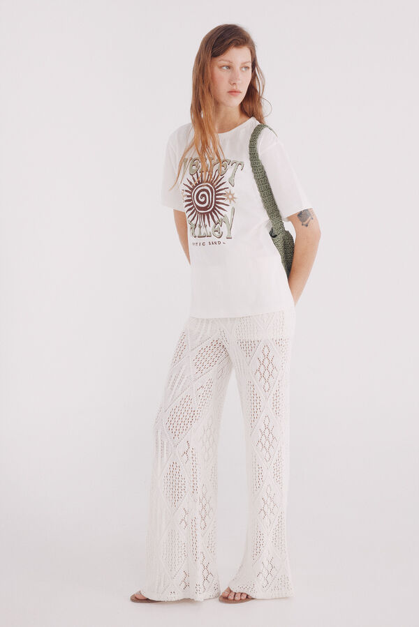 Springfield Majica Velvet Bež