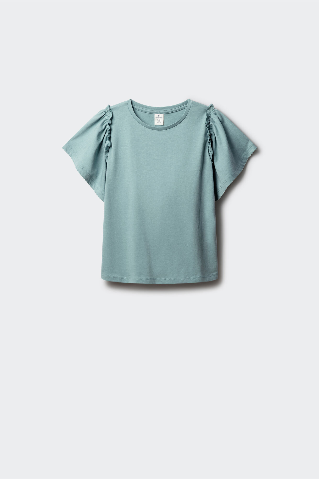 Springfield Kids Osnovna majica kratkih rukava sa karnerima za devojčice