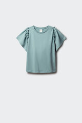 Springfield Kids Osnovna majica kratkih rukava sa karnerima za devojčice Print