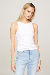 Tommy Jeans Top de tirantes de mujer Tommy Jeans blanco