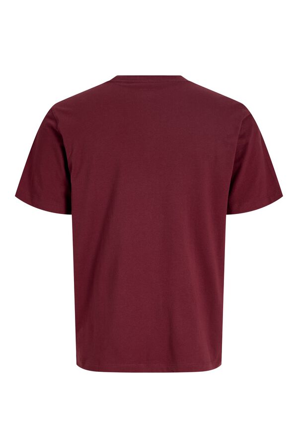 Jack & Jones Camiseta regular estampada morado/lila