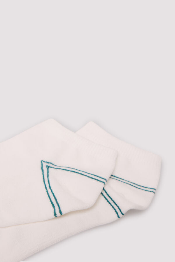 Springfield Rebraste sportske čarape do članka Bela