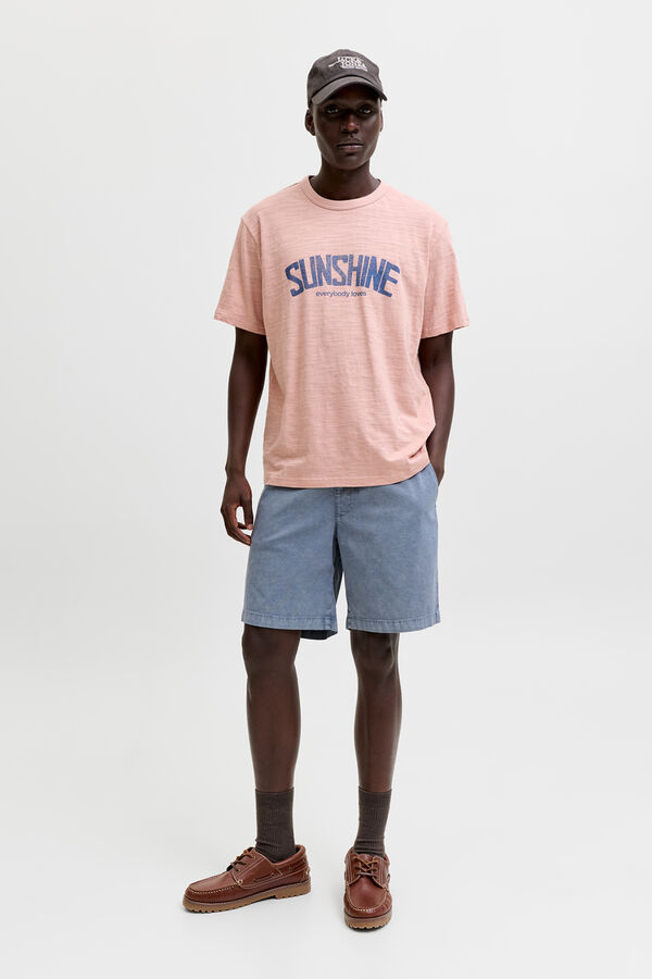 Jack & Jones Bermuda em relevo relaxed azul