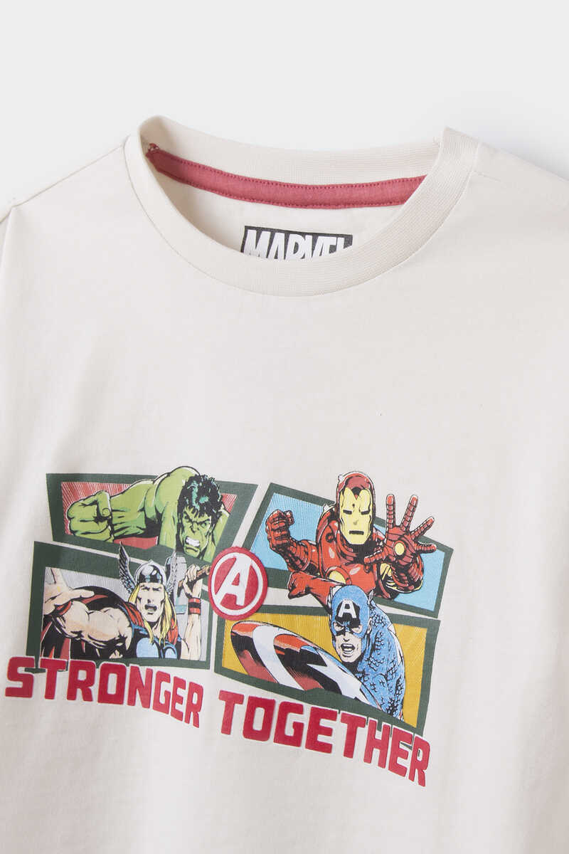 Springfield T-shirt Avengers menino cru
