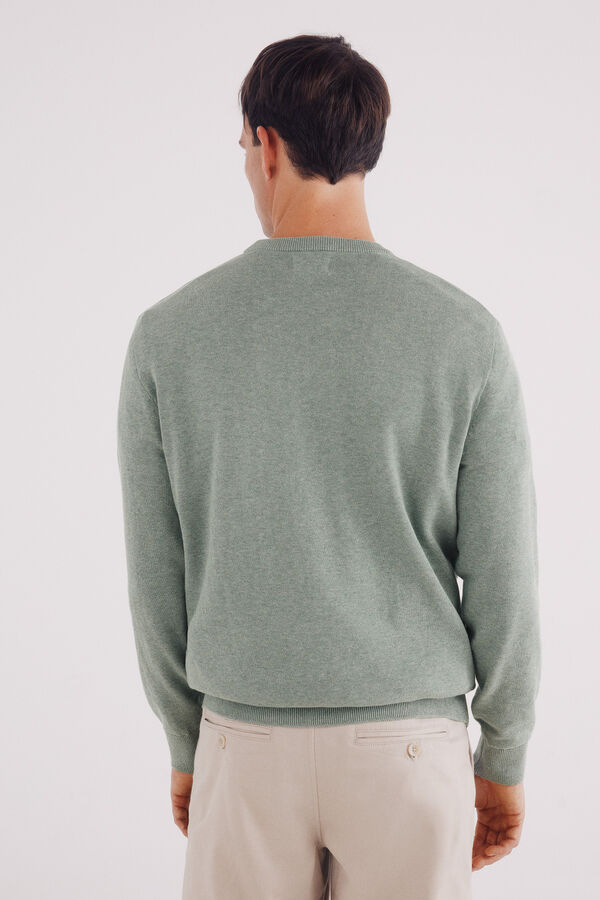 Springfield Osnovni džemper Zelena