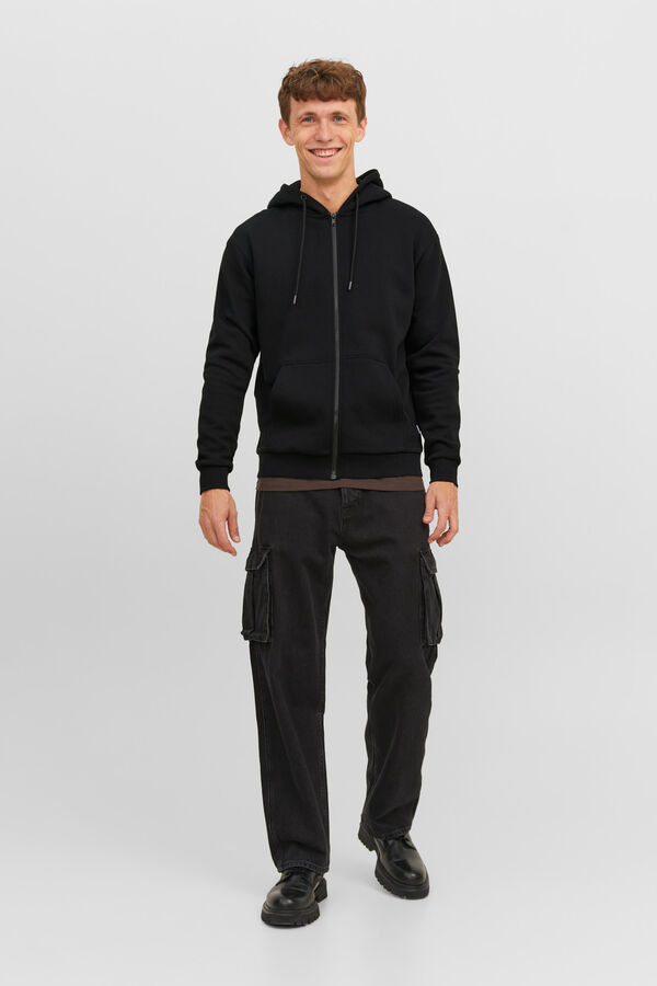 Jack & Jones Sudadera regular fit negro
