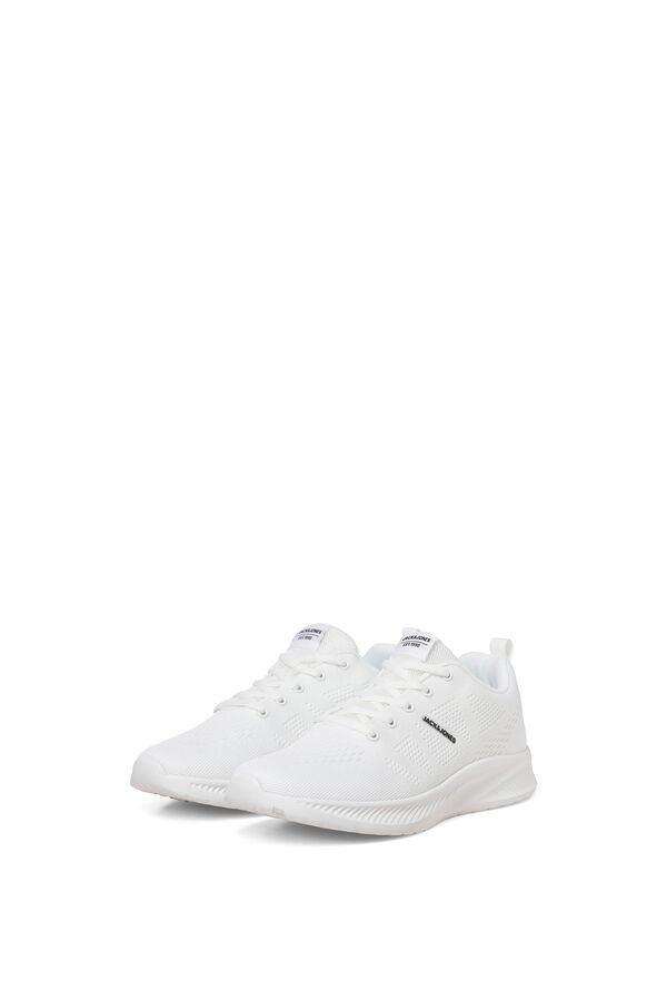 Jack & Jones Deportivas lisas mesh blanco