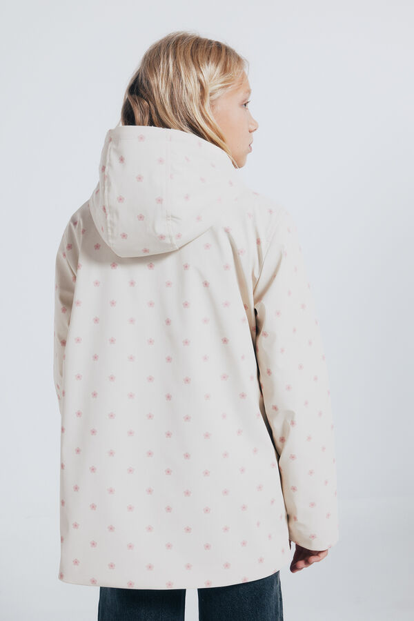 Springfield Kids Gumirana jakna sa tufnama za devojčice Print