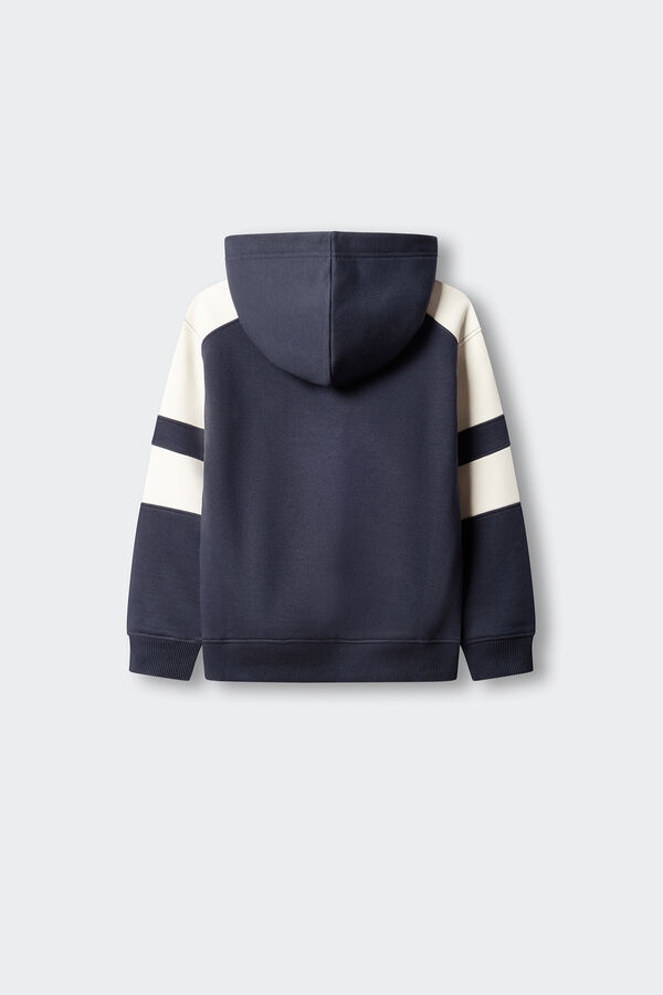 Springfield Kids Sweat-shirt enfant &agrave; rayures arbre bleu
