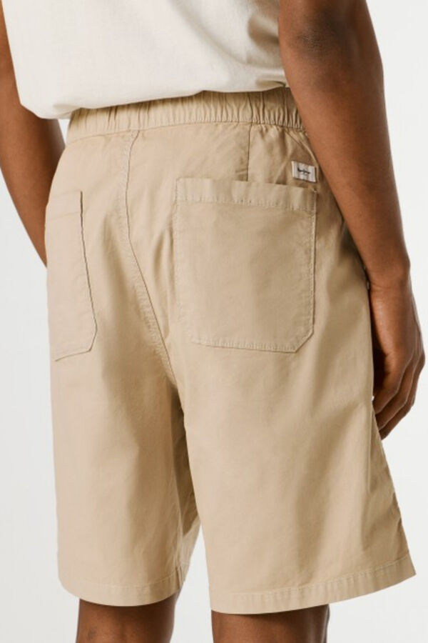 Pepe Jeans Cal&ccedil;&otilde;es em popelina bege