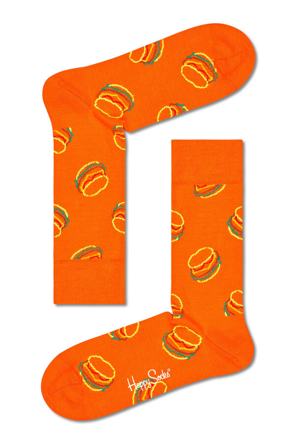 Springfield Burger socks narančasta