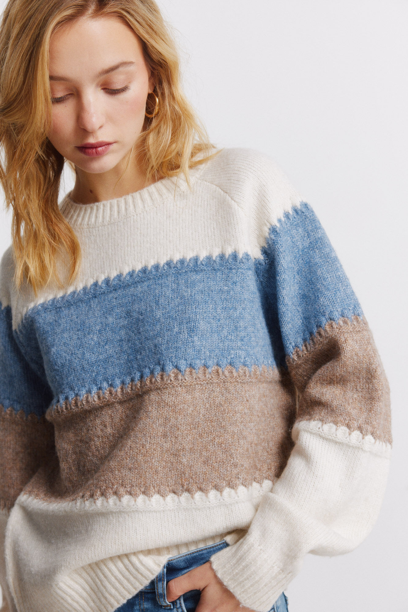 Springfield Džemper sa blokovima boja