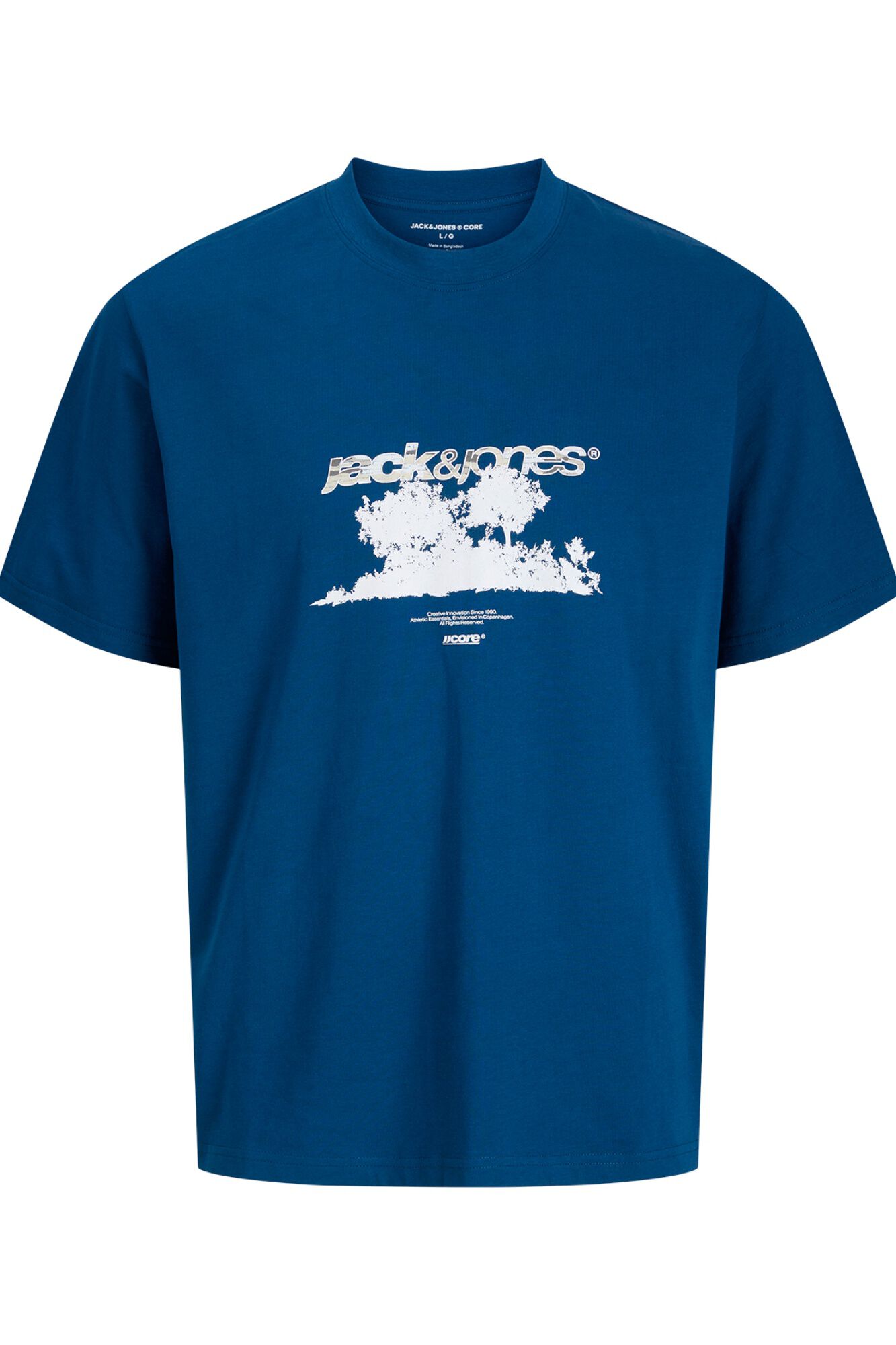 Jack & Jones T-shirt regular fit em algod&atilde;o