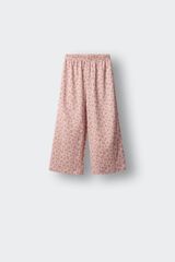 Springfield Kids Pantalone culotte sa cvetnim printom za devojčice Ljubičasta