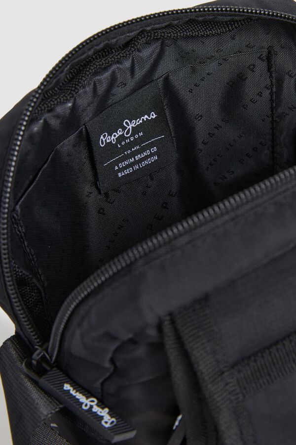 Pepe Jeans Bolso Reporter Con Asa Ajustable negro