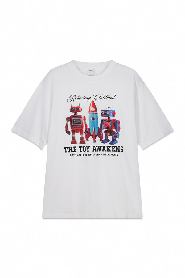 Springfield Majica sa dezenom igračaka Bež