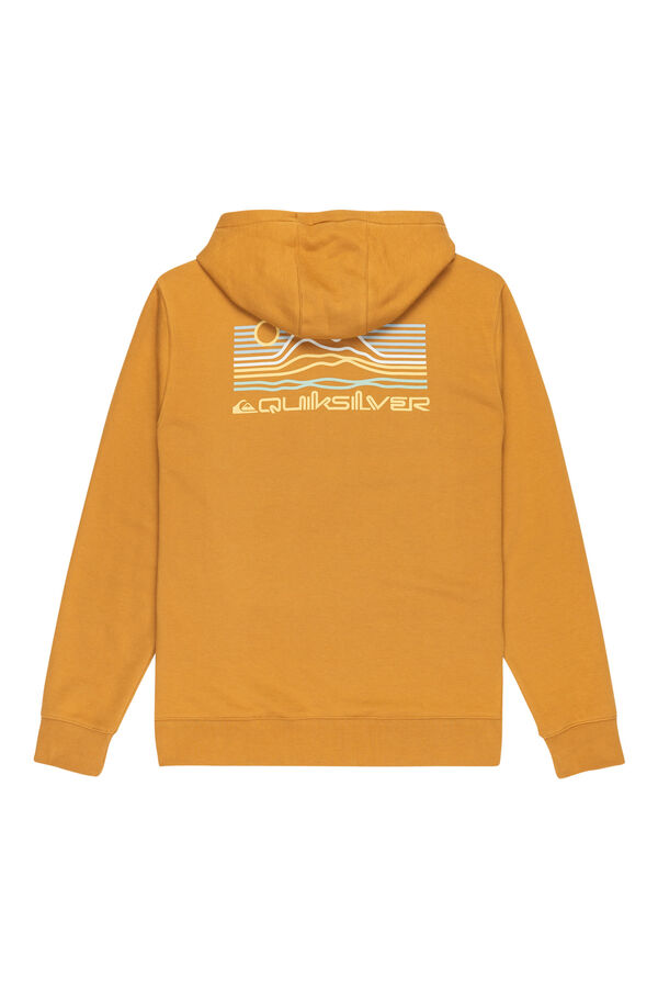 Quiksilver Light Waves - Sudadera con capucha para hombre beige