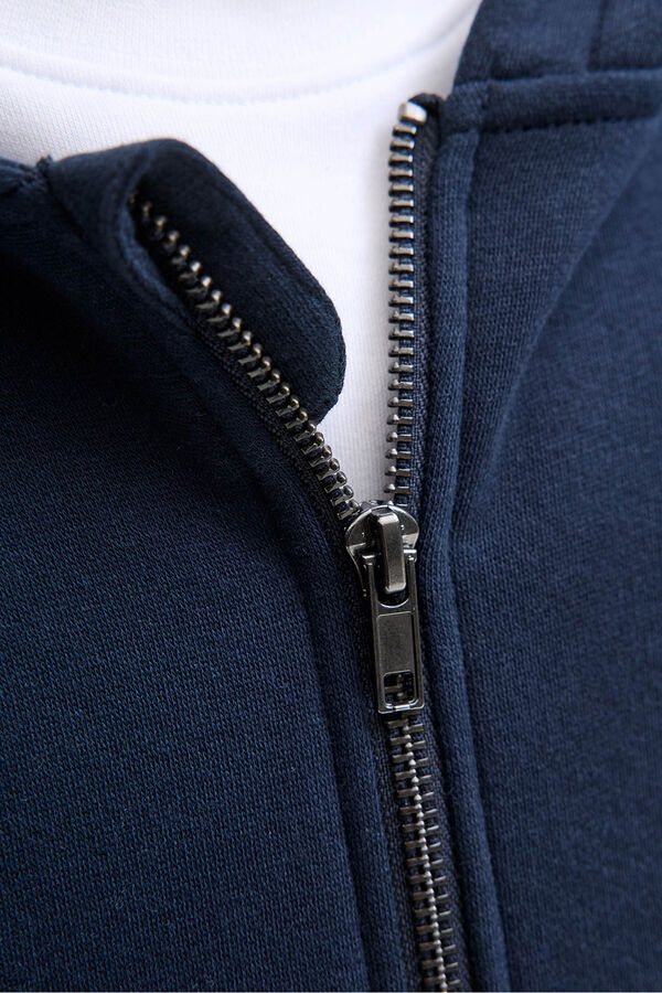 Jack & Jones Junior Zip-up sweatshirt blue