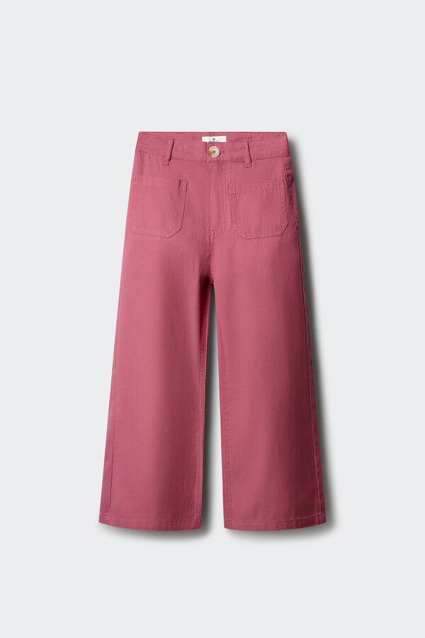 Springfield Kids Pantalone od tencela za devojčice Roze