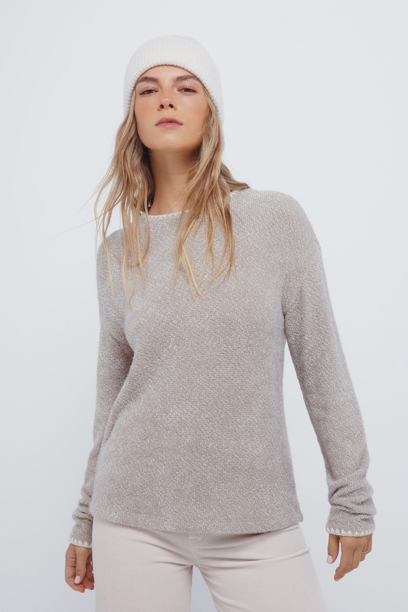 Springfield Džemper od &scaron;enila sa pro&scaron;ivima