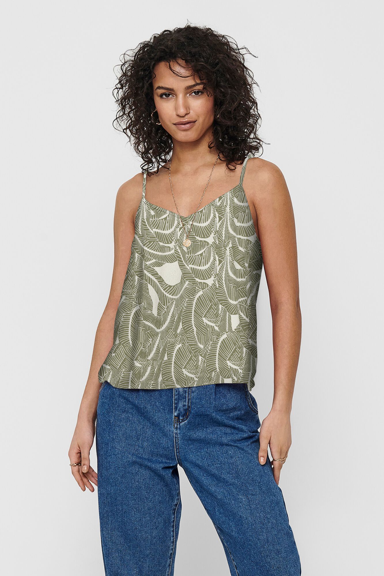 Only Top de tirantes cuello V