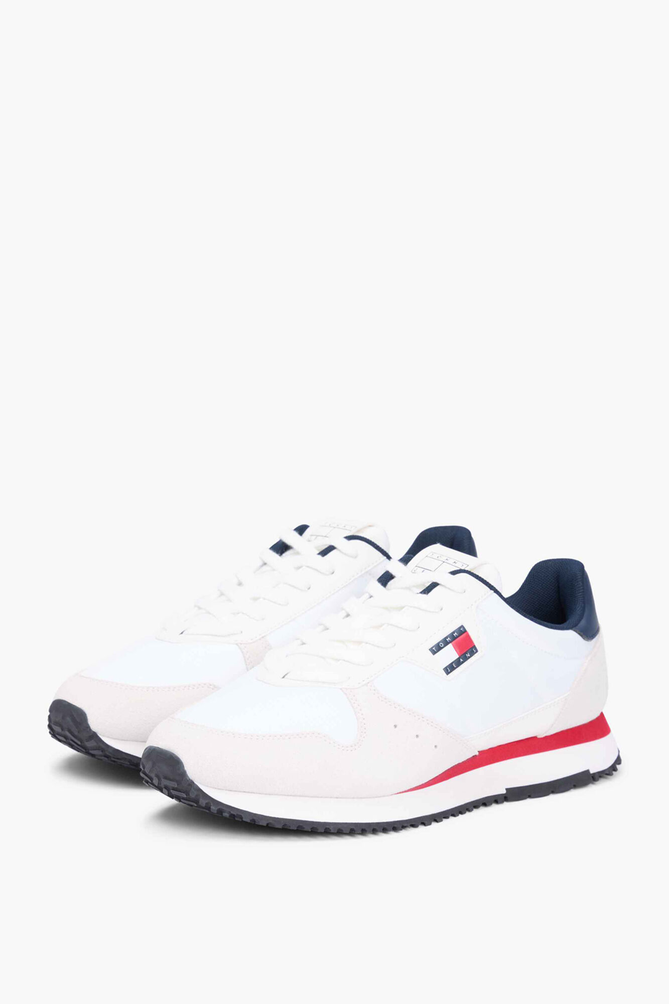 Tommy Jeans Zapatillas runner Tommy Jeans blancas con detalles a contraste