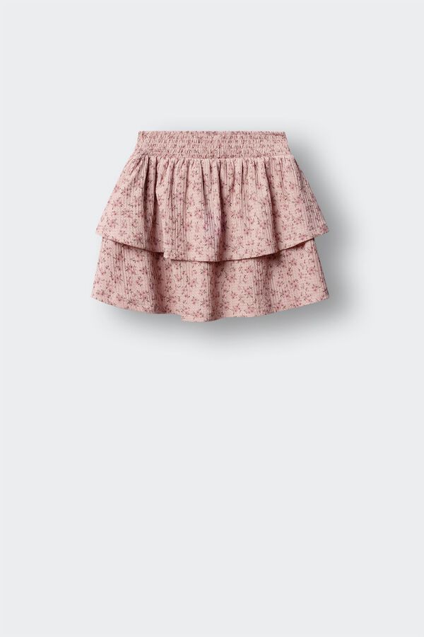 Springfield Kids Dečija suknja sa cvetnim printom Roze