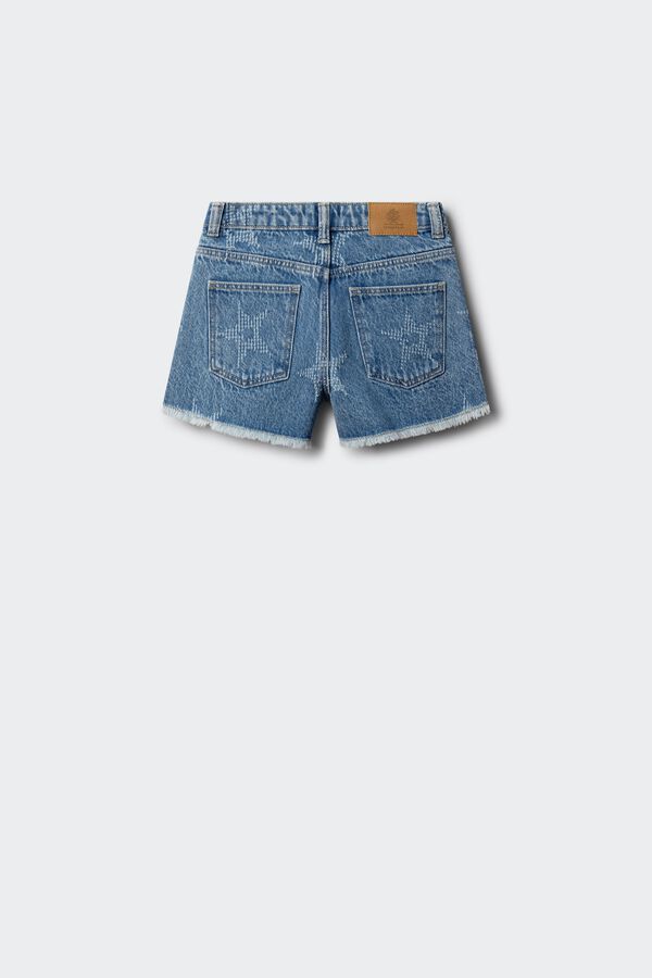 Springfield Kids Short denim estrellas ni&ntilde;a azul