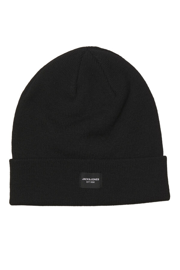 Jack & Jones Set gorro y bufanda negro