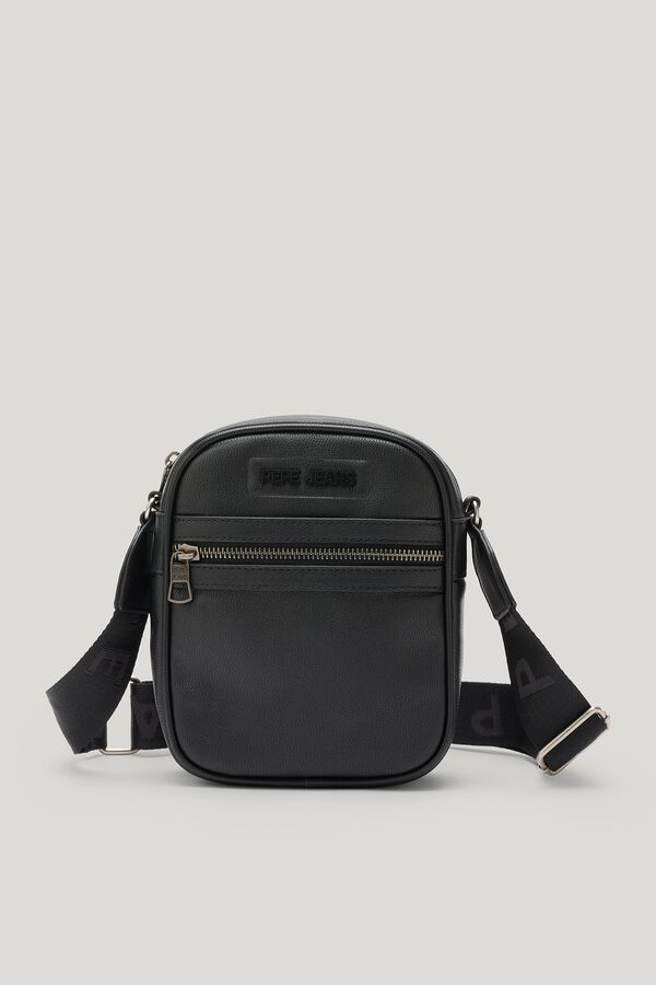 Pepe Jeans Bolsa a tiracolo compacta preto