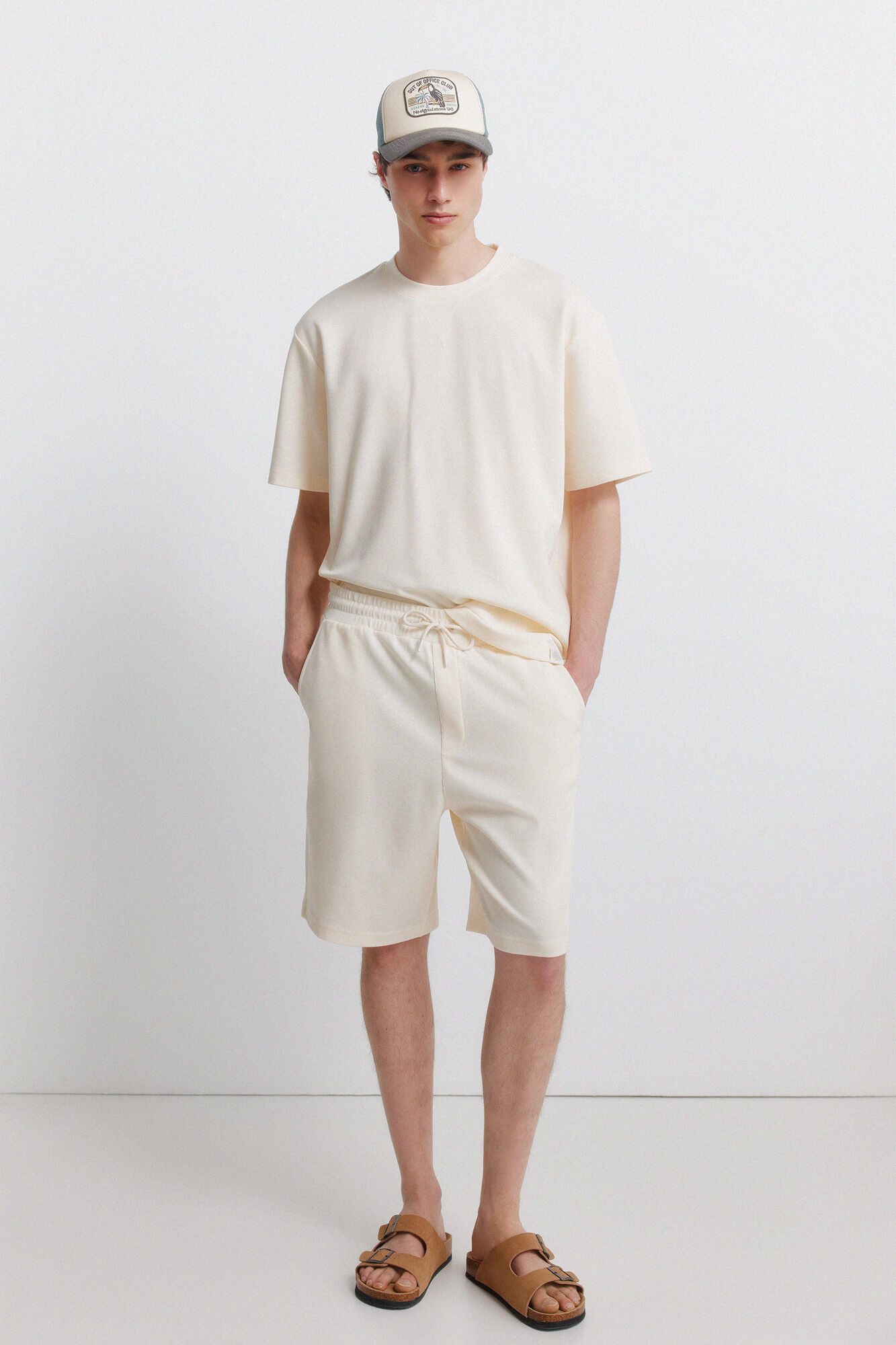 Springfield Bermude sa vafl teksturom