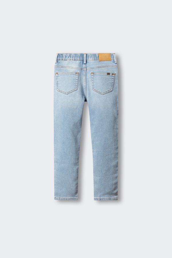 Springfield Kids Pantal&oacute;n denim knit ni&ntilde;o azul