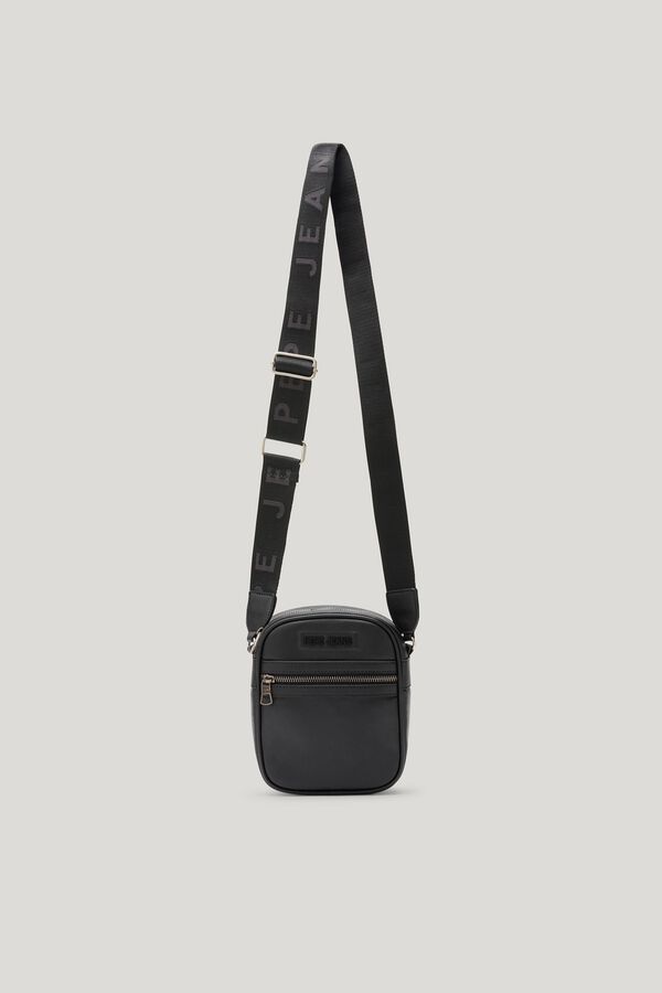 Pepe Jeans Bolsa a tiracolo compacta preto