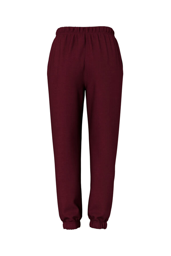 Pieces Pantal&oacute;n jogger pu&ntilde;o rojo