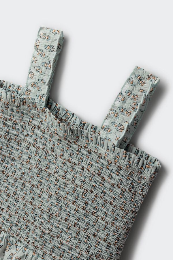 Springfield Kids Top sa pečatima za devojčice Zelena